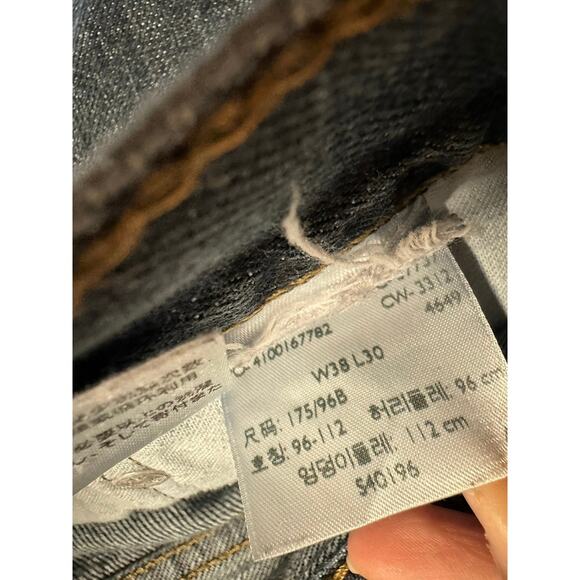 Levi 505 Jeans Men 38x30 Classic Academia Twee Western Cowboy Aztec Minimalist - Picture 3 of 12